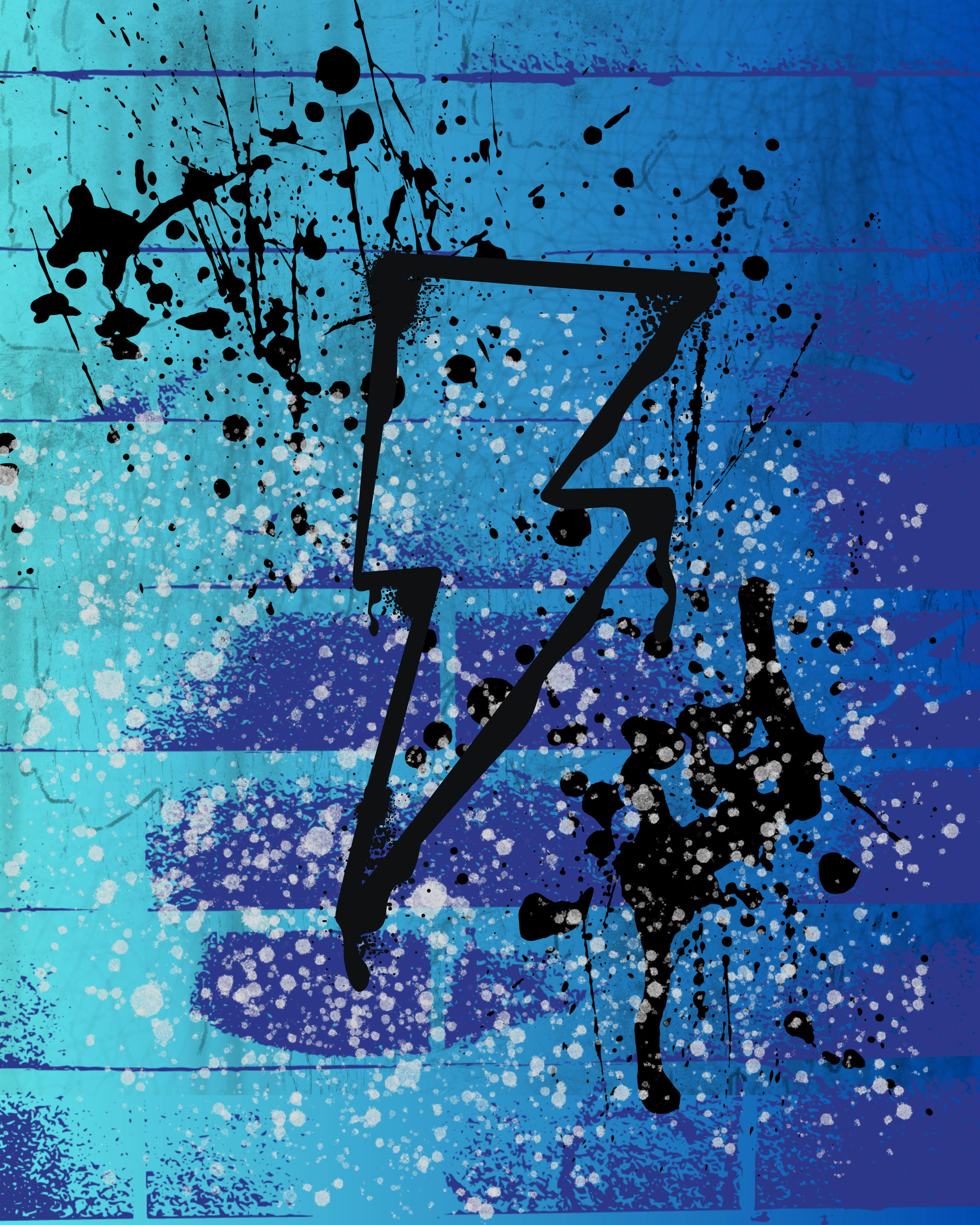 Lavender On My Mind Graffiti Lightning