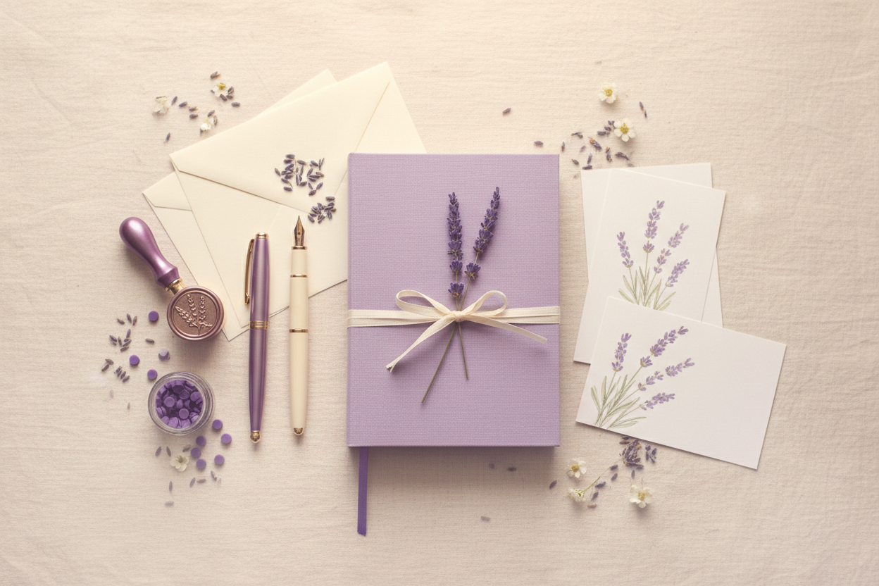Lavender On My Mind Stationary