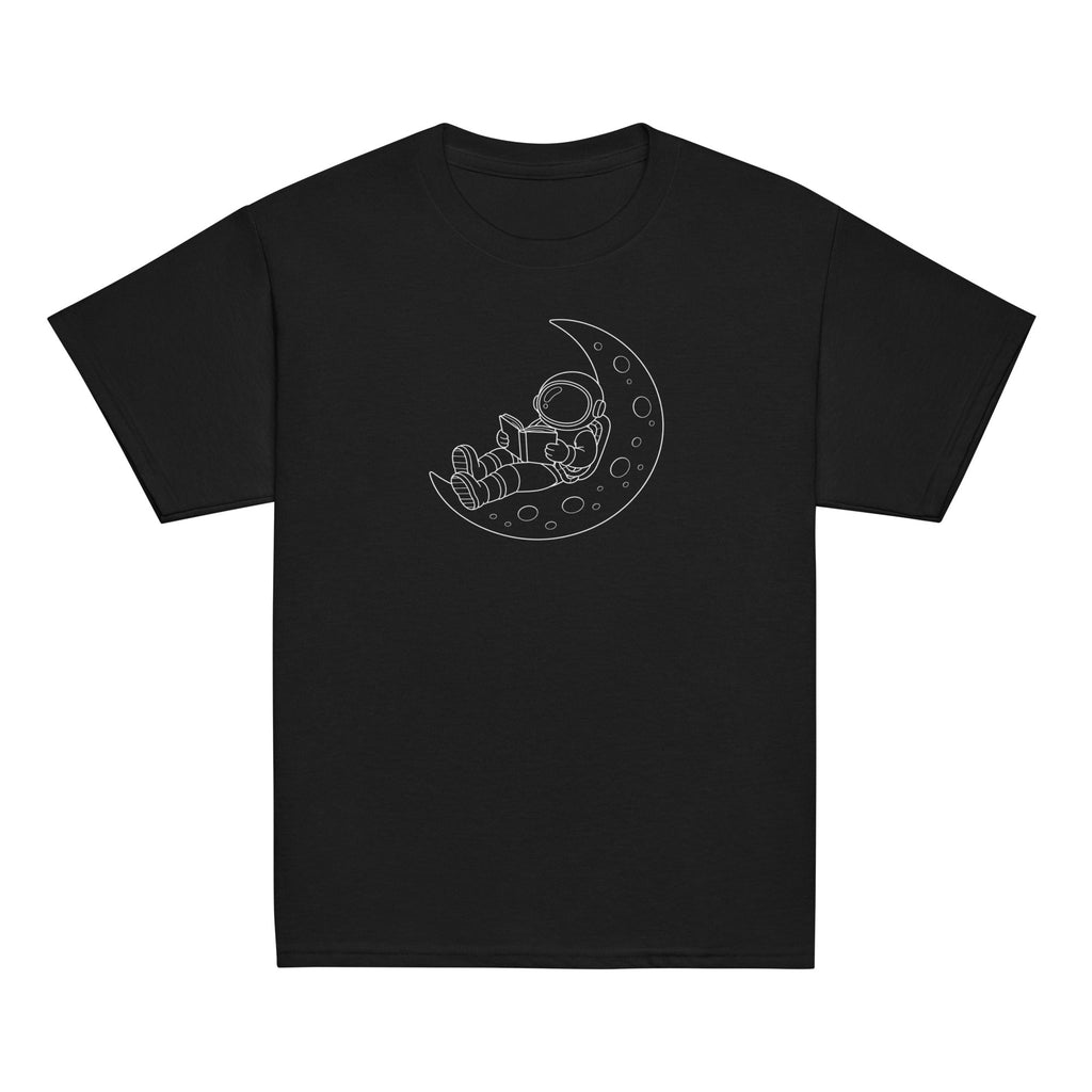 On the Moon Youth T-Shirt Black - Lavender On My Mind, The Lavender Store, Youth T-Shirt, Short Sleeve, Unisex