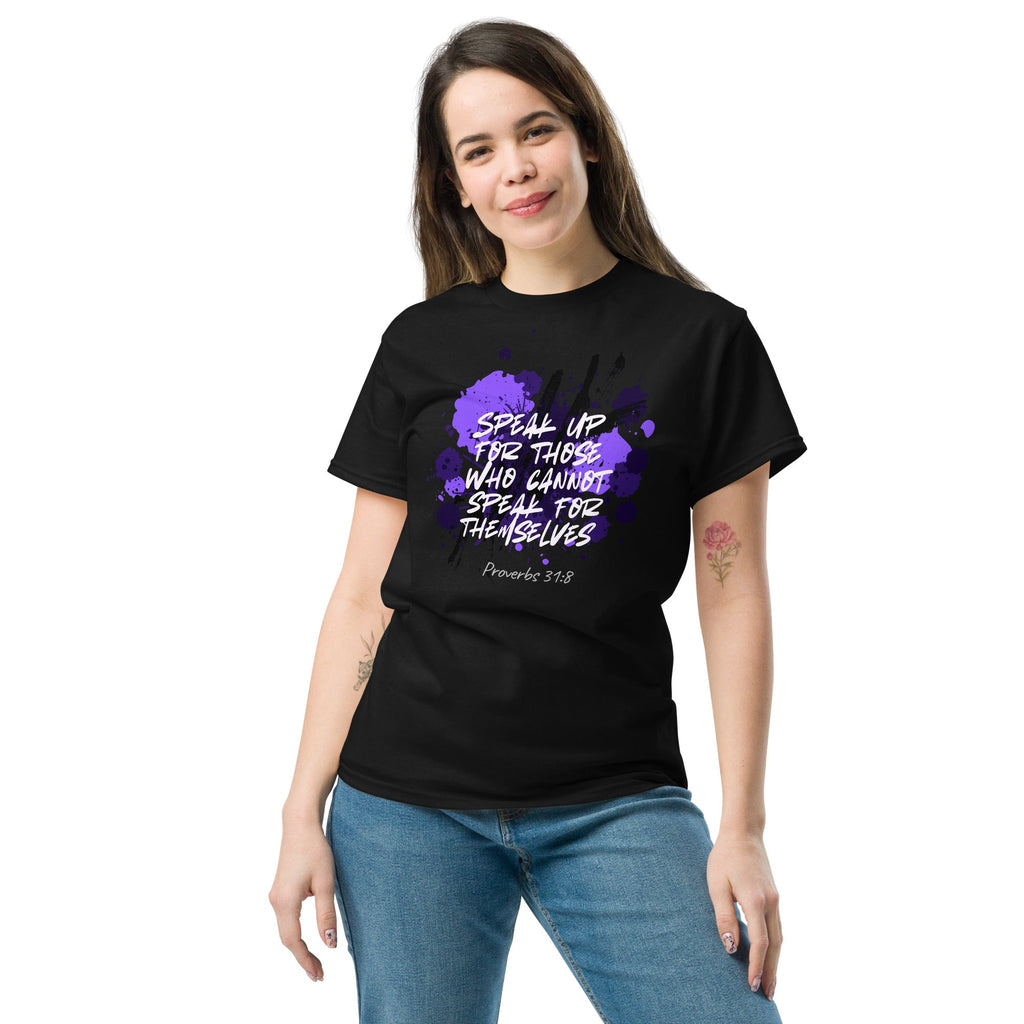 Speak Up Lavender On My Mind T-Shirt, Adult, Unisex, Short Sleeve, Speak Up Graphic Tee - Lavender On My Mind