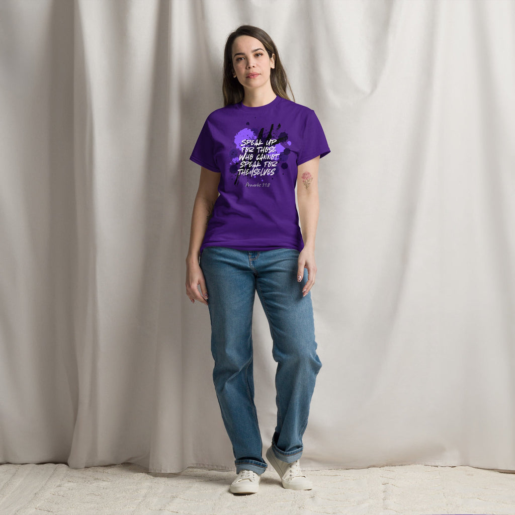 Speak Up Lavender On My Mind T-Shirt, Adult, Unisex, Short Sleeve, Speak Up Graphic Tee Purple - Lavender On My Mind