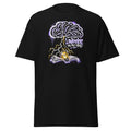 Lavender On My Mind Brain Storm T-Shirt, Brain Storm Graphic Tee in black - The Lavender Store
