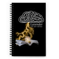 Lavender On My Mind, Brain Storm Blank, Spiral Bound Notebook or Journal - The Lavender Store