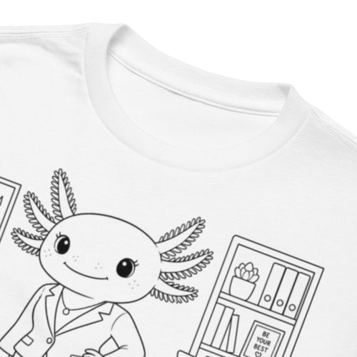 Business Axolotl Youth T-Shirt - The Lavender Store