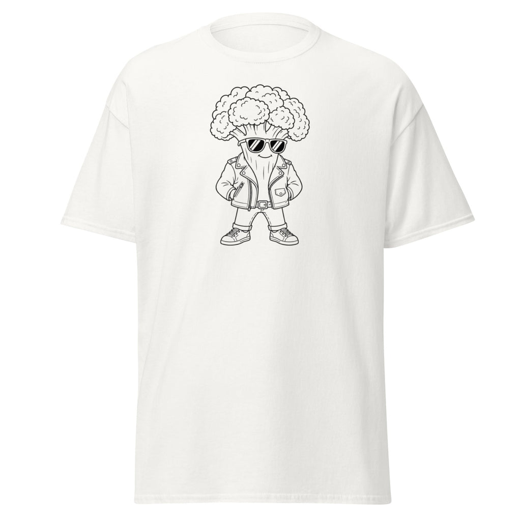Cool Kid Broccoli Adult T-Shirt - The Lavender Store