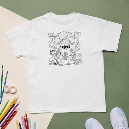 Creative Broccoli Youth T-shirt - The Lavender Store