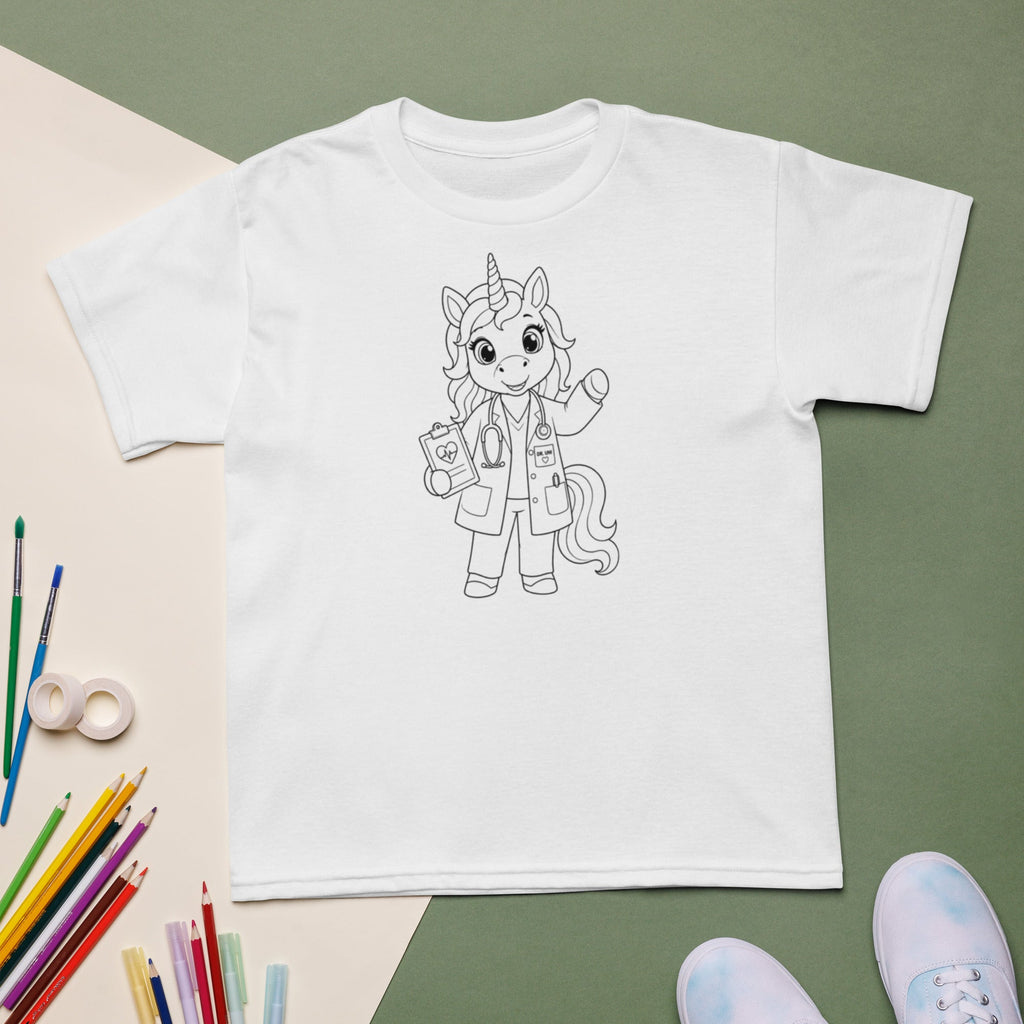 Healthcare Unicorn Youth T-Shirt - The Lavender Store