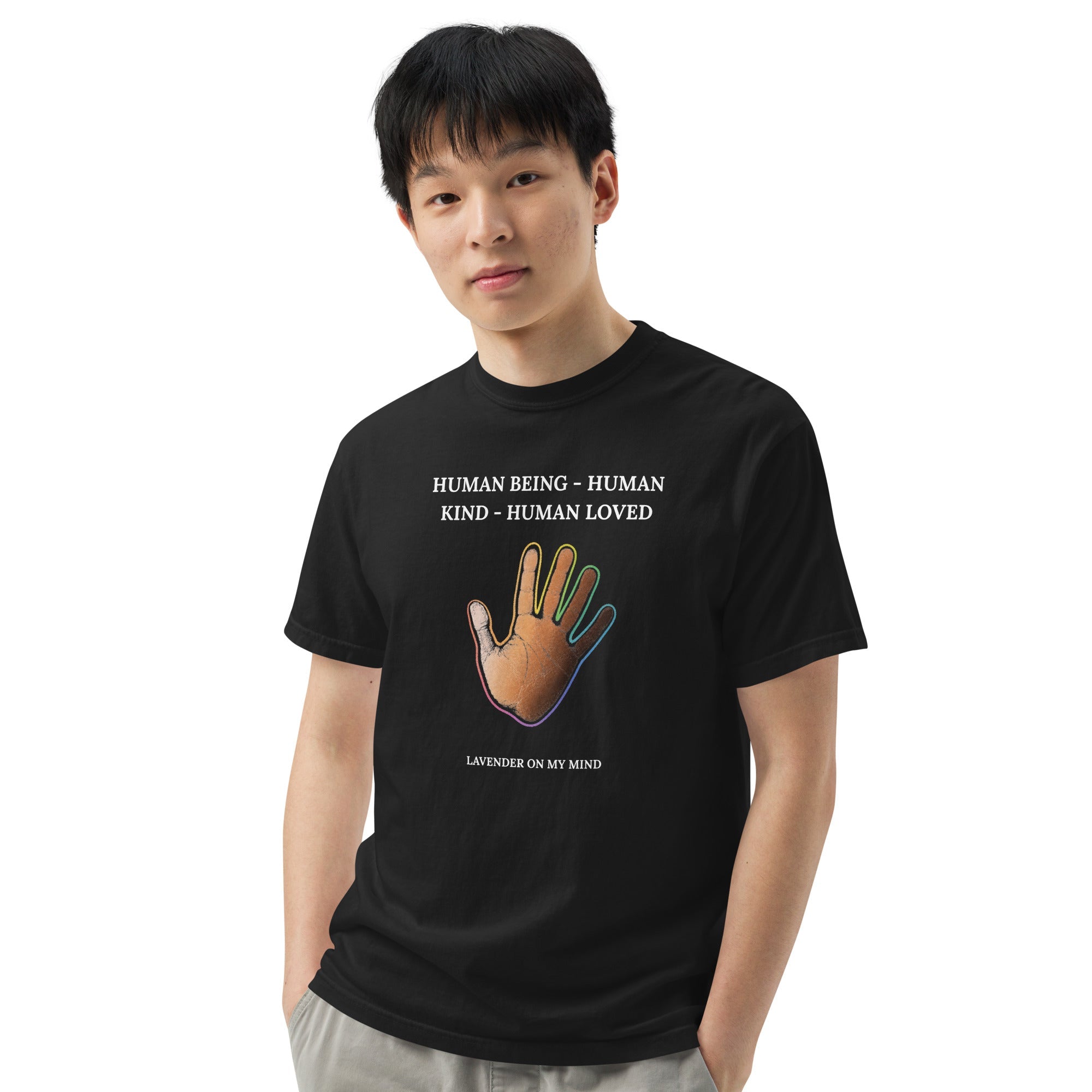 Human Loved Lavender On My Mind T-Shirt - The Lavender StoreHuman Loved Lavender On My Mind T-Shirt T-SHIRT
