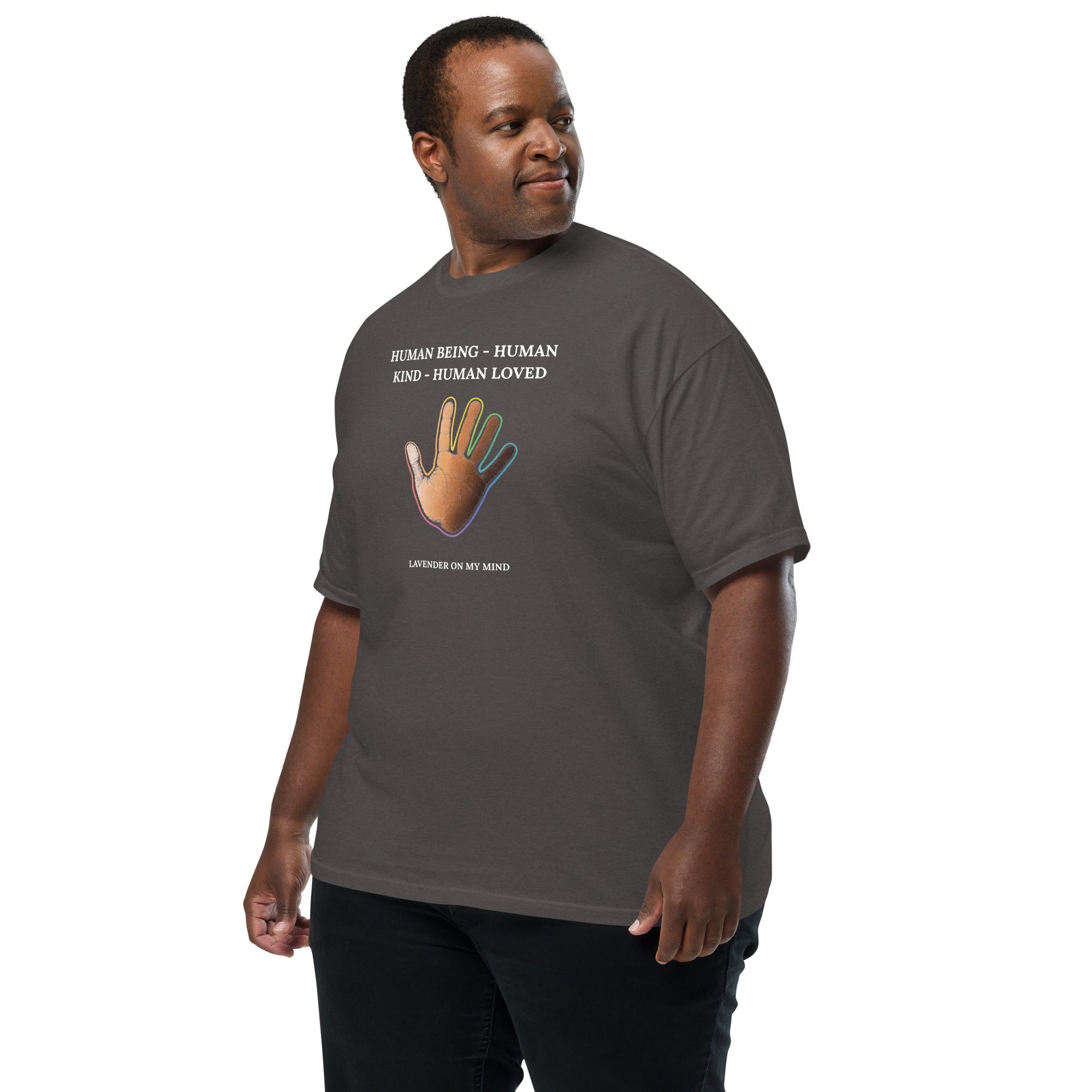 Human Loved Lavender On My Mind T-Shirt - The Lavender StoreHuman Loved Lavender On My Mind T-Shirt T-SHIRT