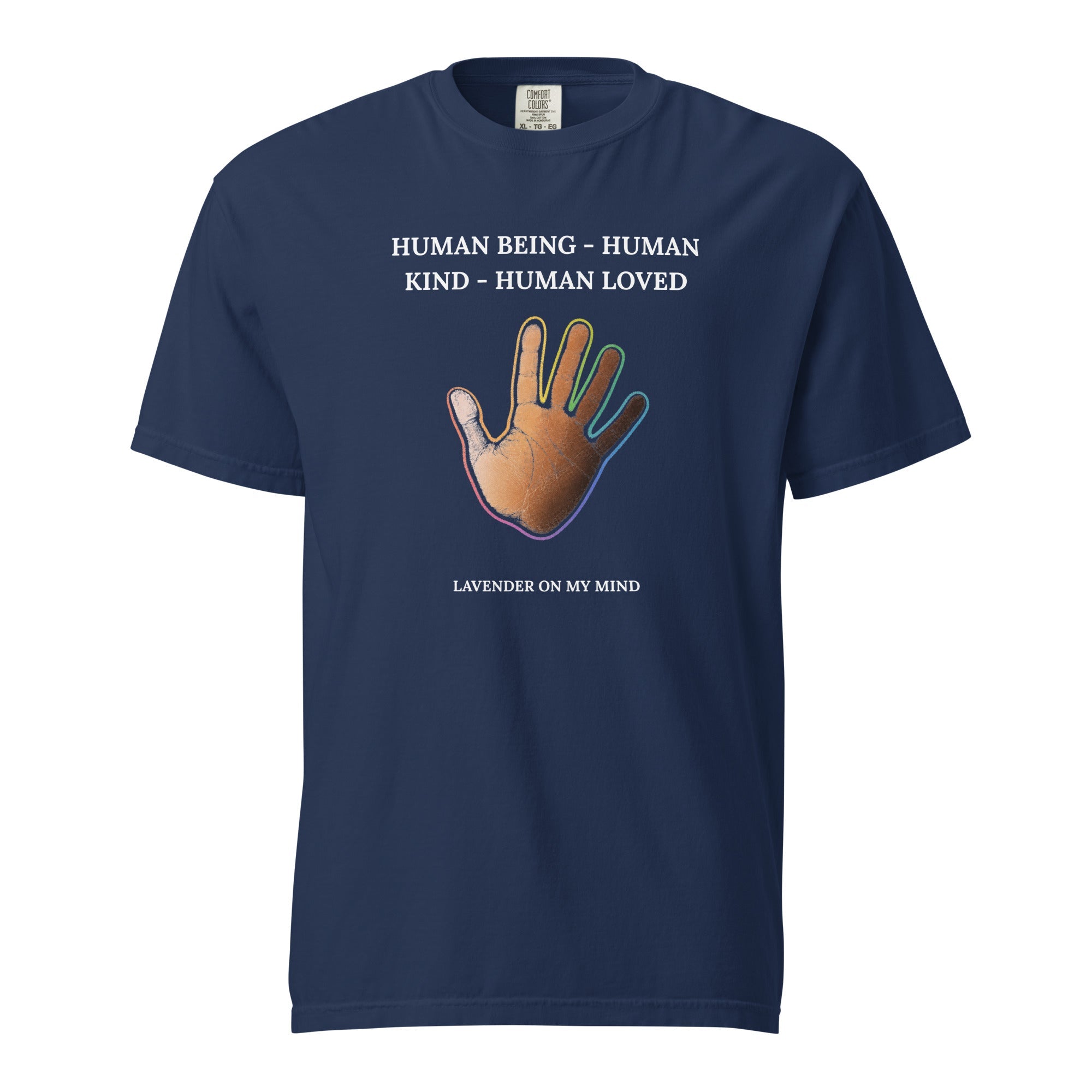 Human Loved Lavender On My Mind T-Shirt - The Lavender StoreHuman Loved Lavender On My Mind T-Shirt T-SHIRT