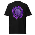 Lavender On My Mind T-Shirt with Graffiti Logo - The Lavender Store Black Adult Lavender On My Mind logo