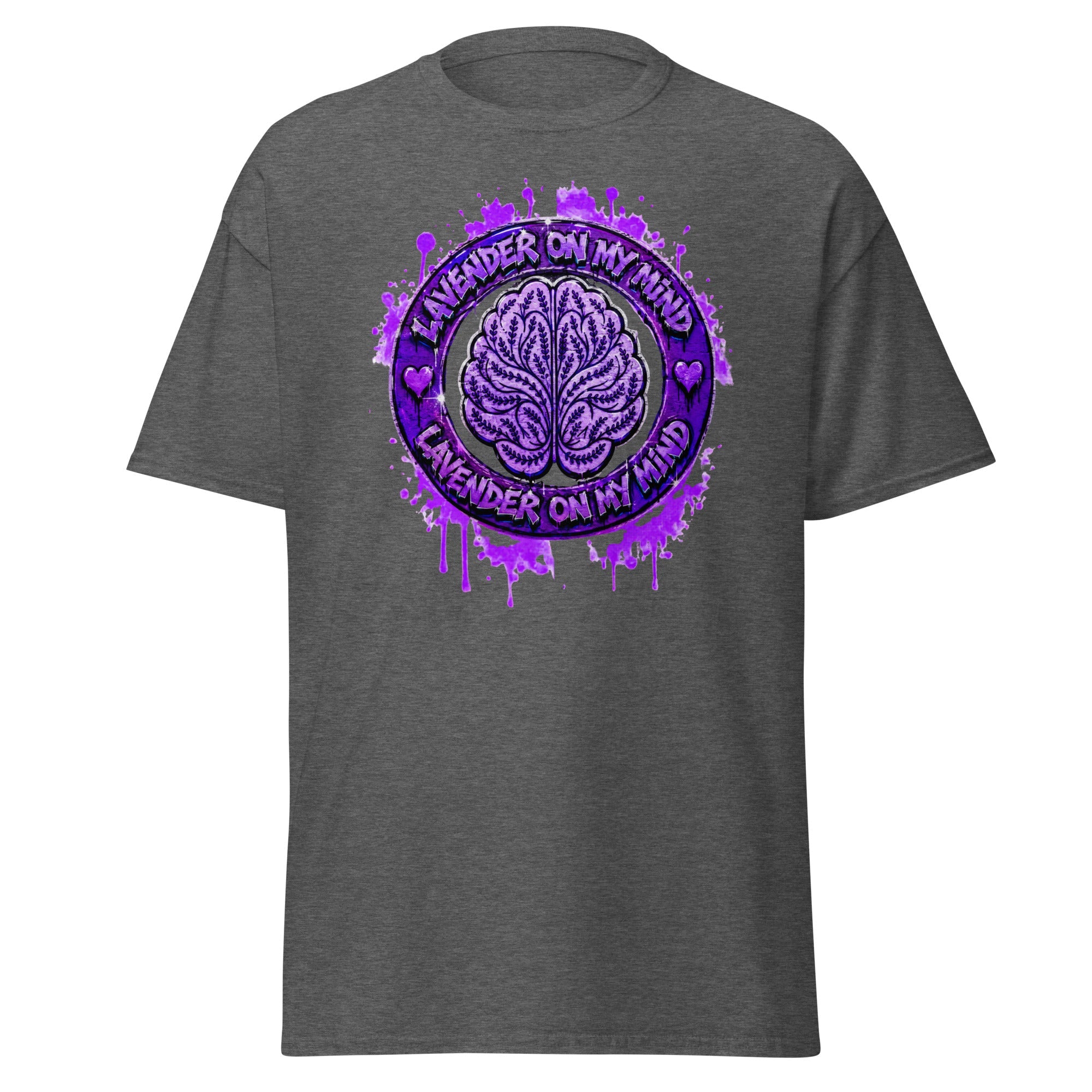 Lavender On My Mind Graffiti Logo T- Shirt - The Lavender Store