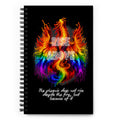 lavender on my mind rise above rainbow phoenix notebook