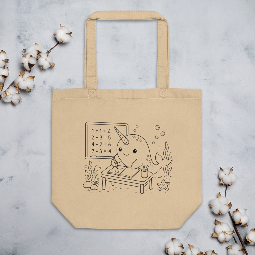 Narwhal Math Tote Bag - The Lavender Store