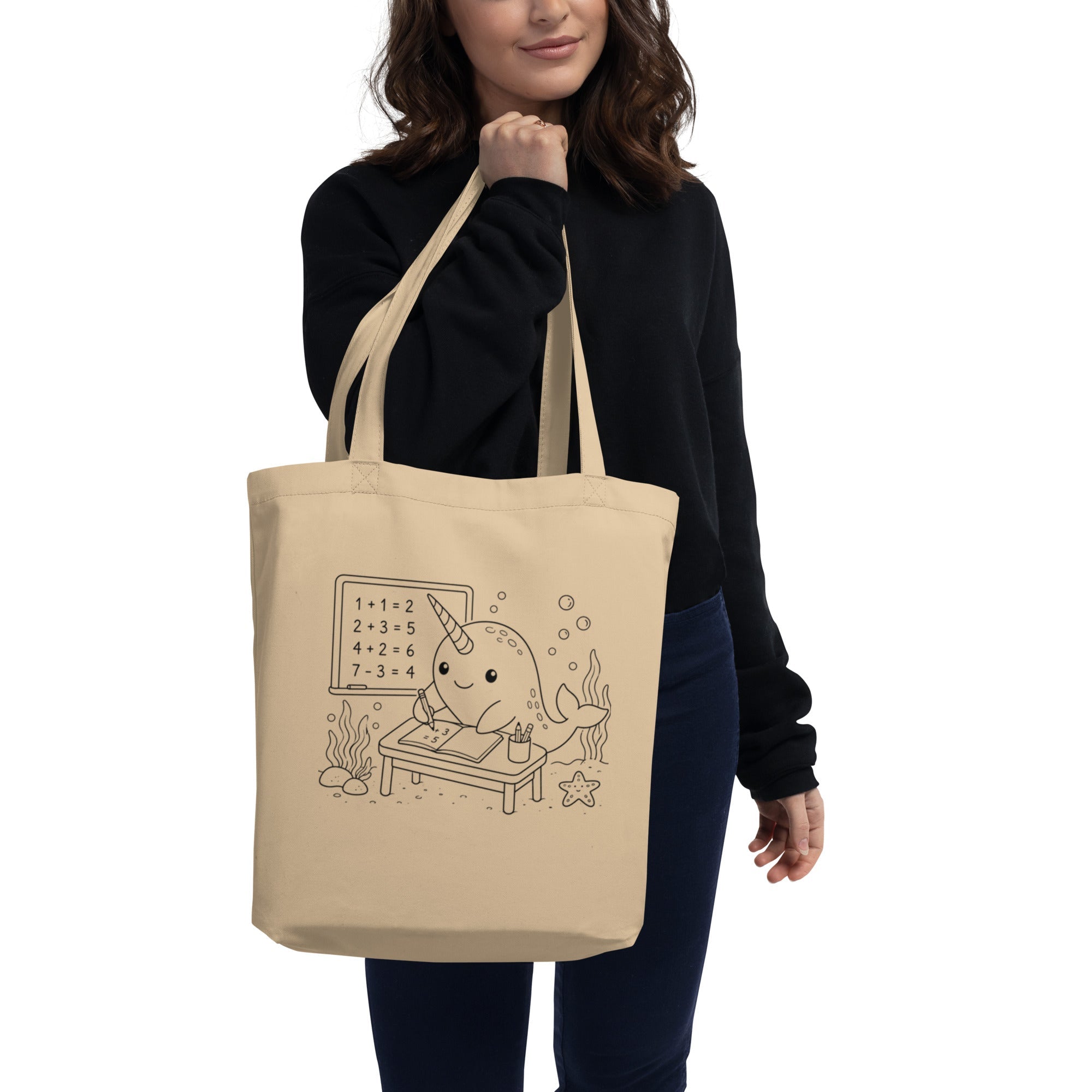 Narwhal Math Tote Bag - The Lavender Store