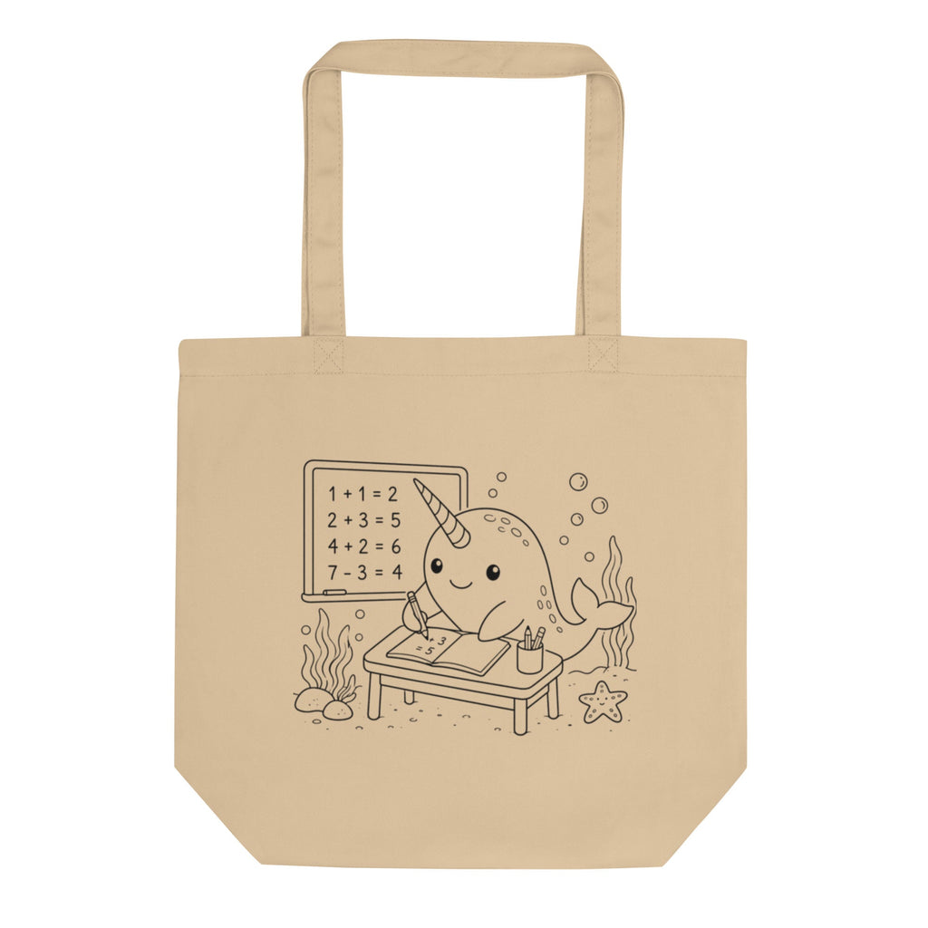 Narwhal Math Tote Bag - The Lavender Store