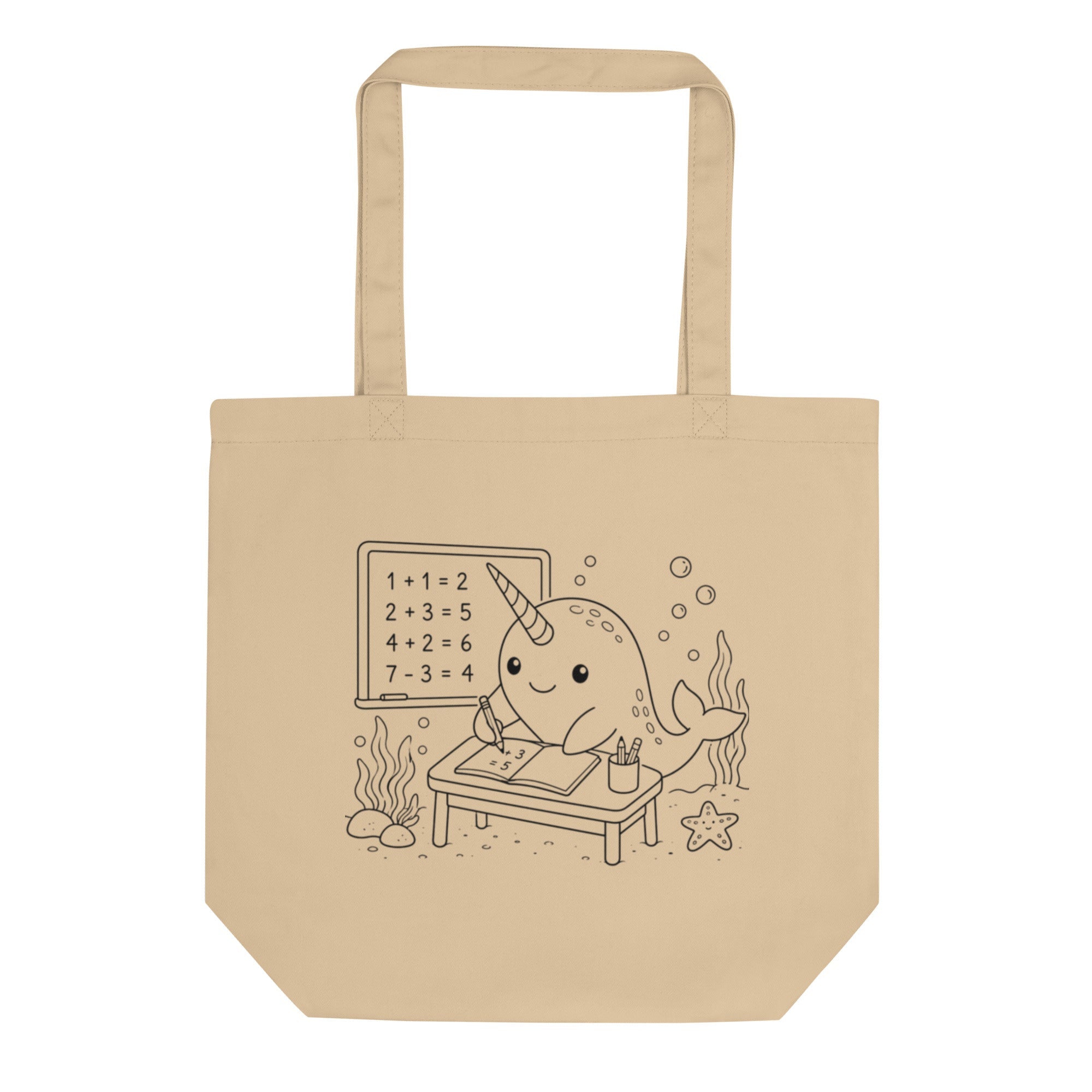 Narwhal Math Tote Bag - The Lavender Store