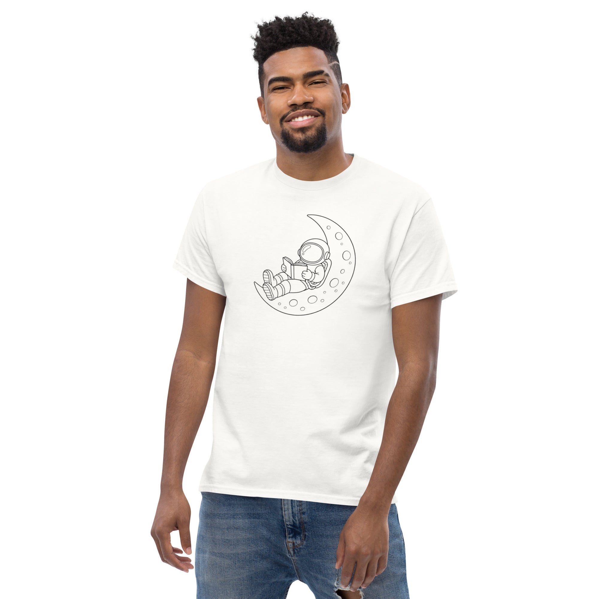 On the Moon Adult T-Shirt - The Lavender Store