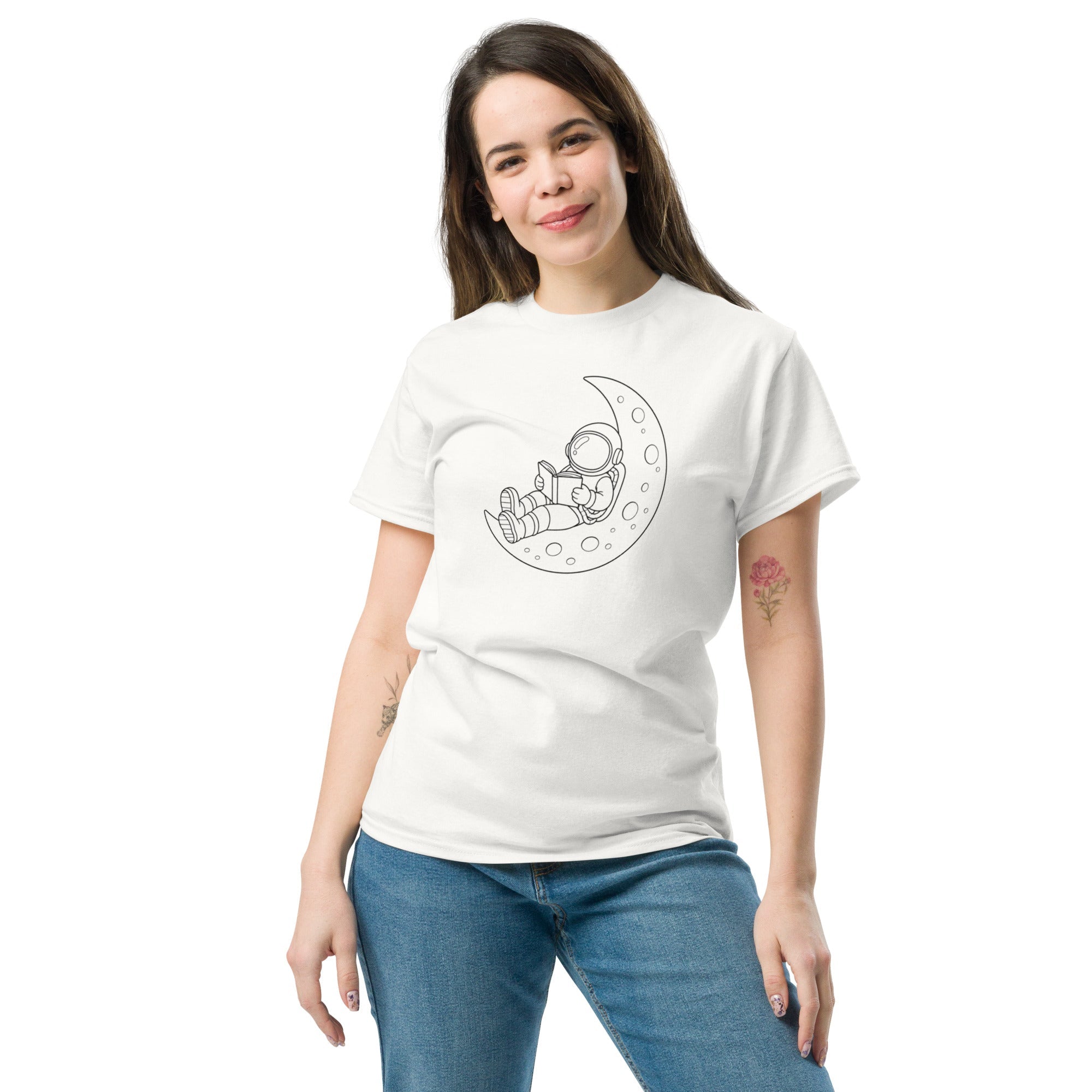 On the Moon Adult T-Shirt - The Lavender Store