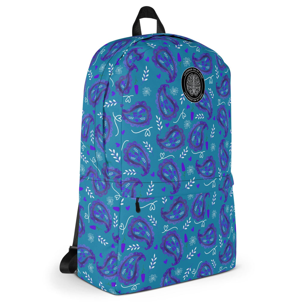 Paisley On My Mind Blue Lavender On My Mind Backpack - The Lavender StoreBackpackBackpackThe Lavender StoreThe Lavender Store