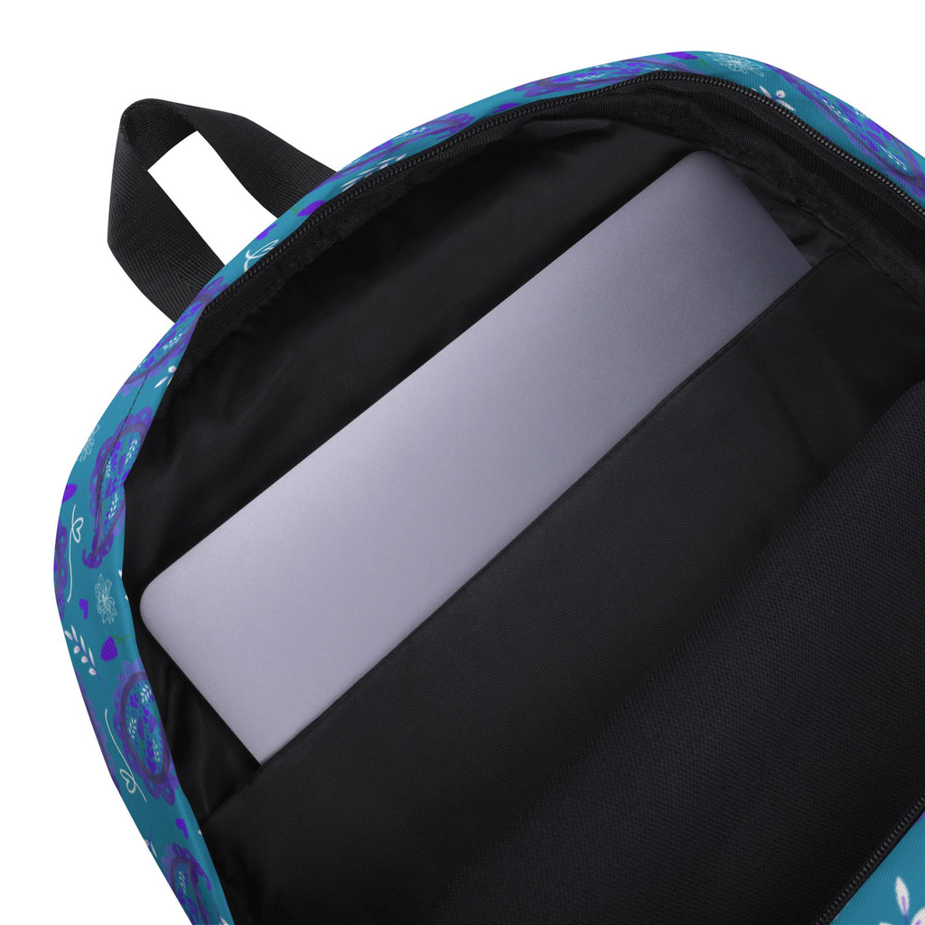 Paisley On My Mind Blue Lavender On My Mind Backpack - The Lavender StoreBackpackBackpackThe Lavender StoreThe Lavender Store