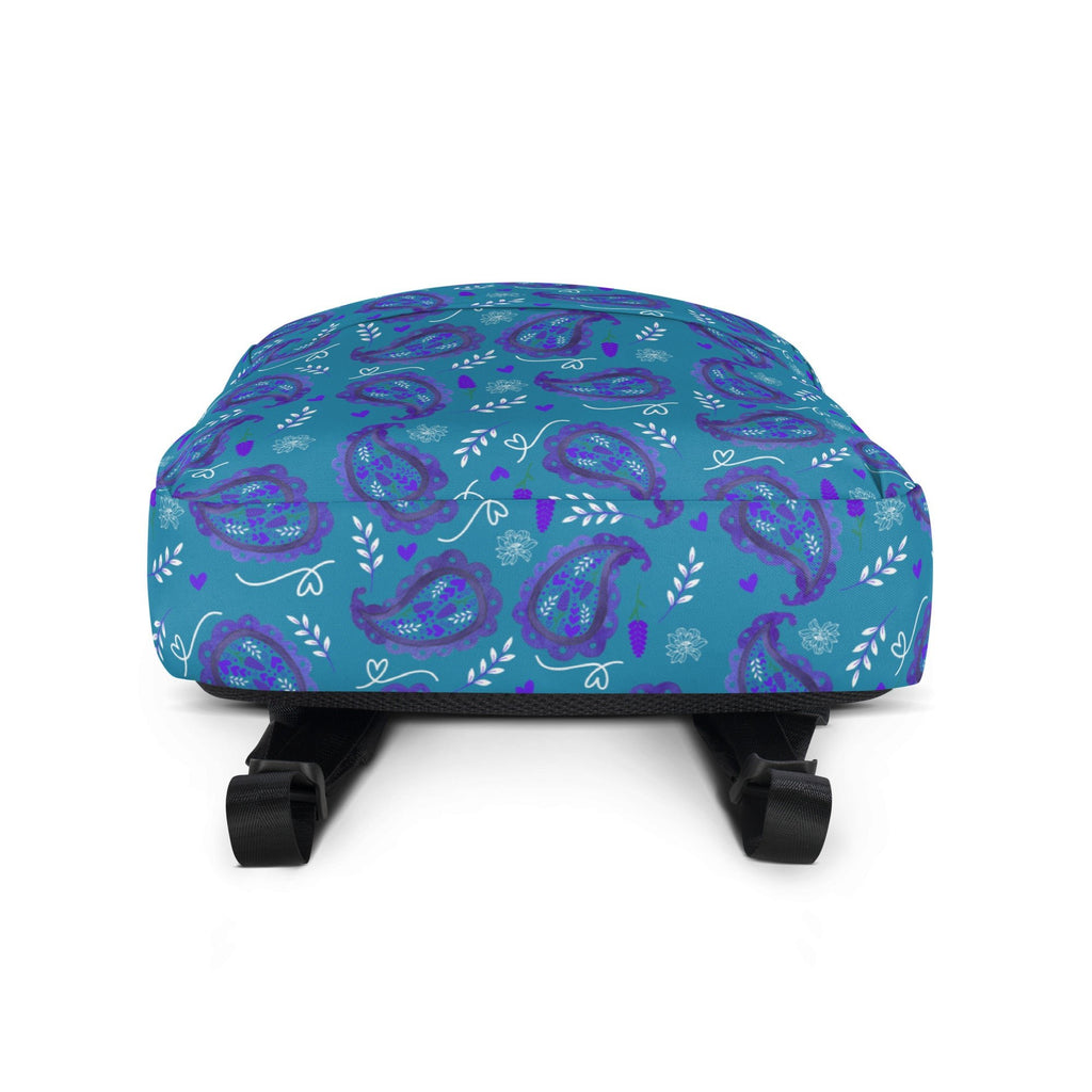 Paisley On My Mind Blue Lavender On My Mind Backpack - The Lavender StoreBackpackBackpackThe Lavender StoreThe Lavender Store