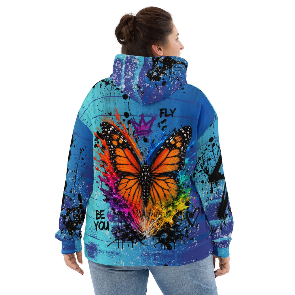 Playful Heart Blue Lavender On My Mind Hoodie - The Lavender Store Hoodie Lavender On My Mind