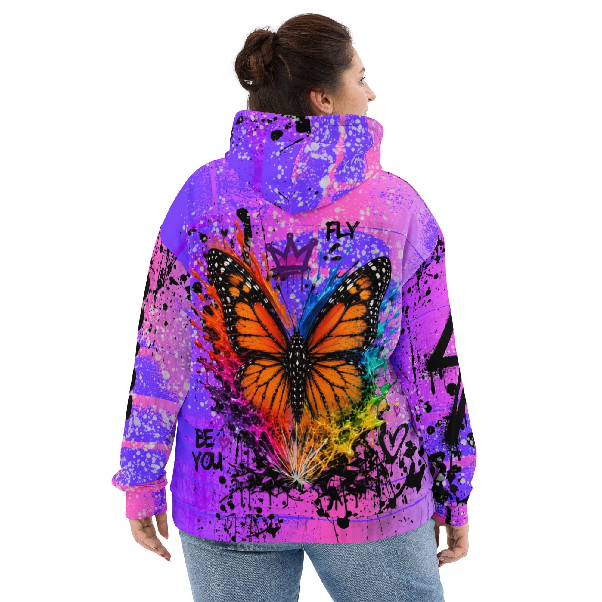 Playful Heart Pink Lavender On My Mind Hoodie - The Lavender Store-Hoodie-Pink