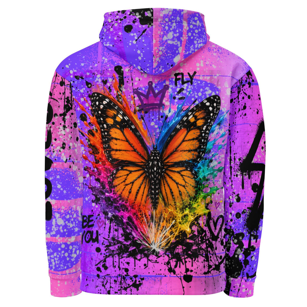 Playful Heart Pink Lavender On My Mind Hoodie - The Lavender Store-Hoodie-Pink