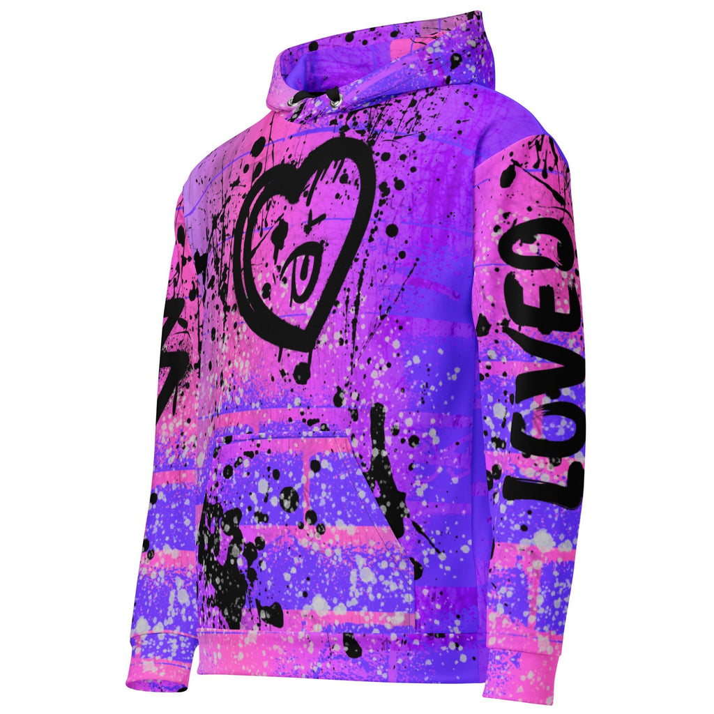 Playful Heart Pink Lavender On My Mind Hoodie - The Lavender Store-Hoodie-Pink