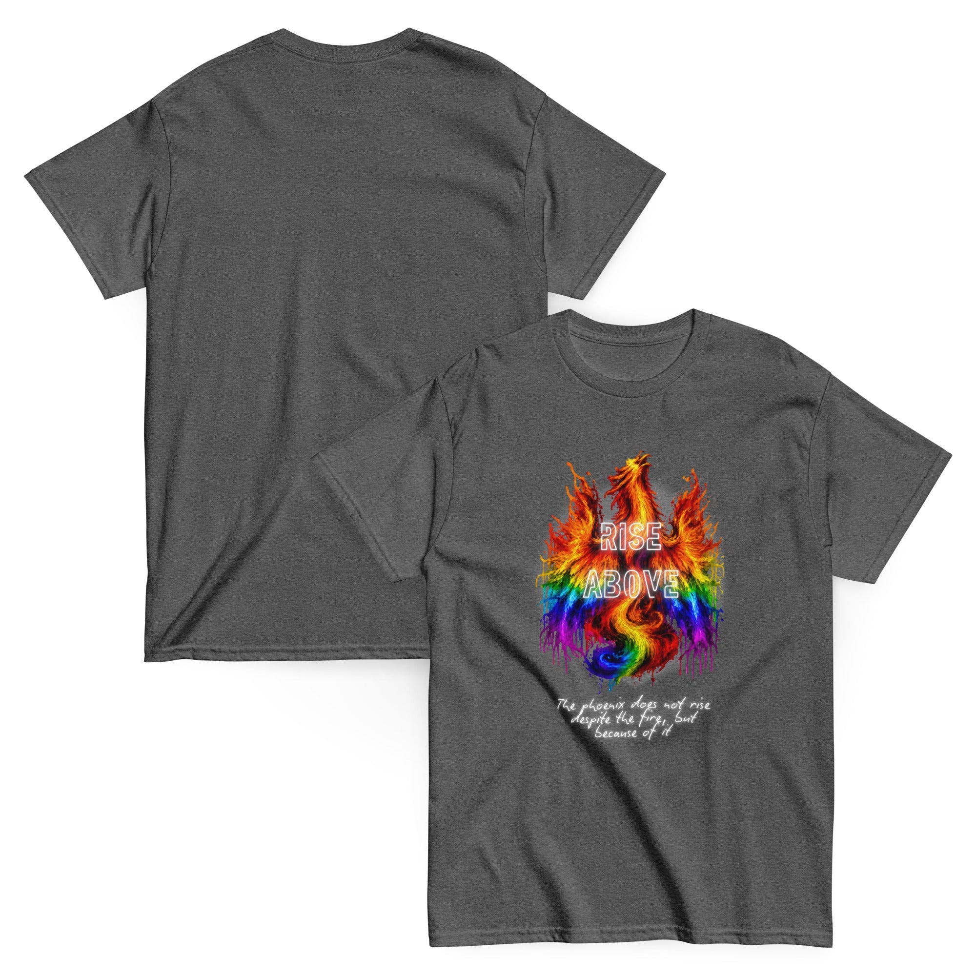 Rainbow Phoenix Graphic Tee - The Lavender Store
