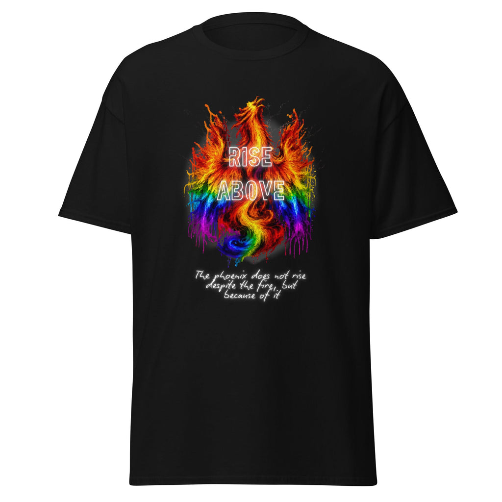 Rise Above Rainbow Phoenix Lavender On My Mind T-Shirt - The Lavender Store merchandise