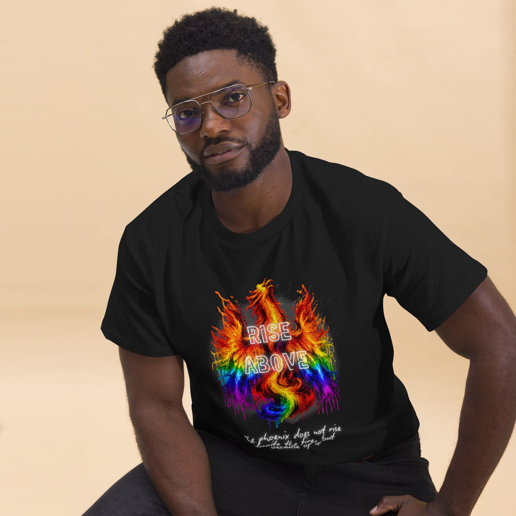 Rise Above Rainbow Phoenix Lavender On My Mind T-Shirt - The Lavender Store merchandise